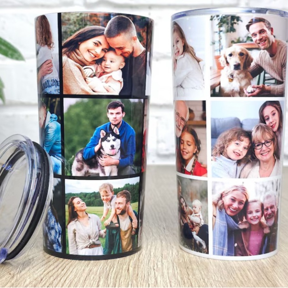 Personalized Photo Collage Tumbler